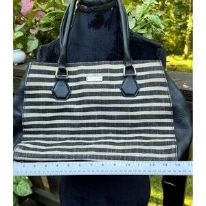 Kate Spade NY Catherine Street Stripe Louise Mix Leather Tote